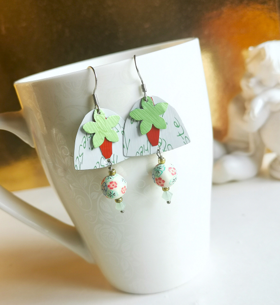 florale ohrringe blumen